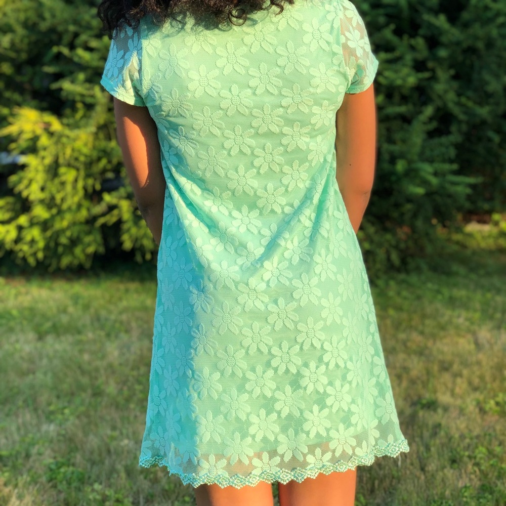 FLORAL LACE DRESS - Picture 5 of 5